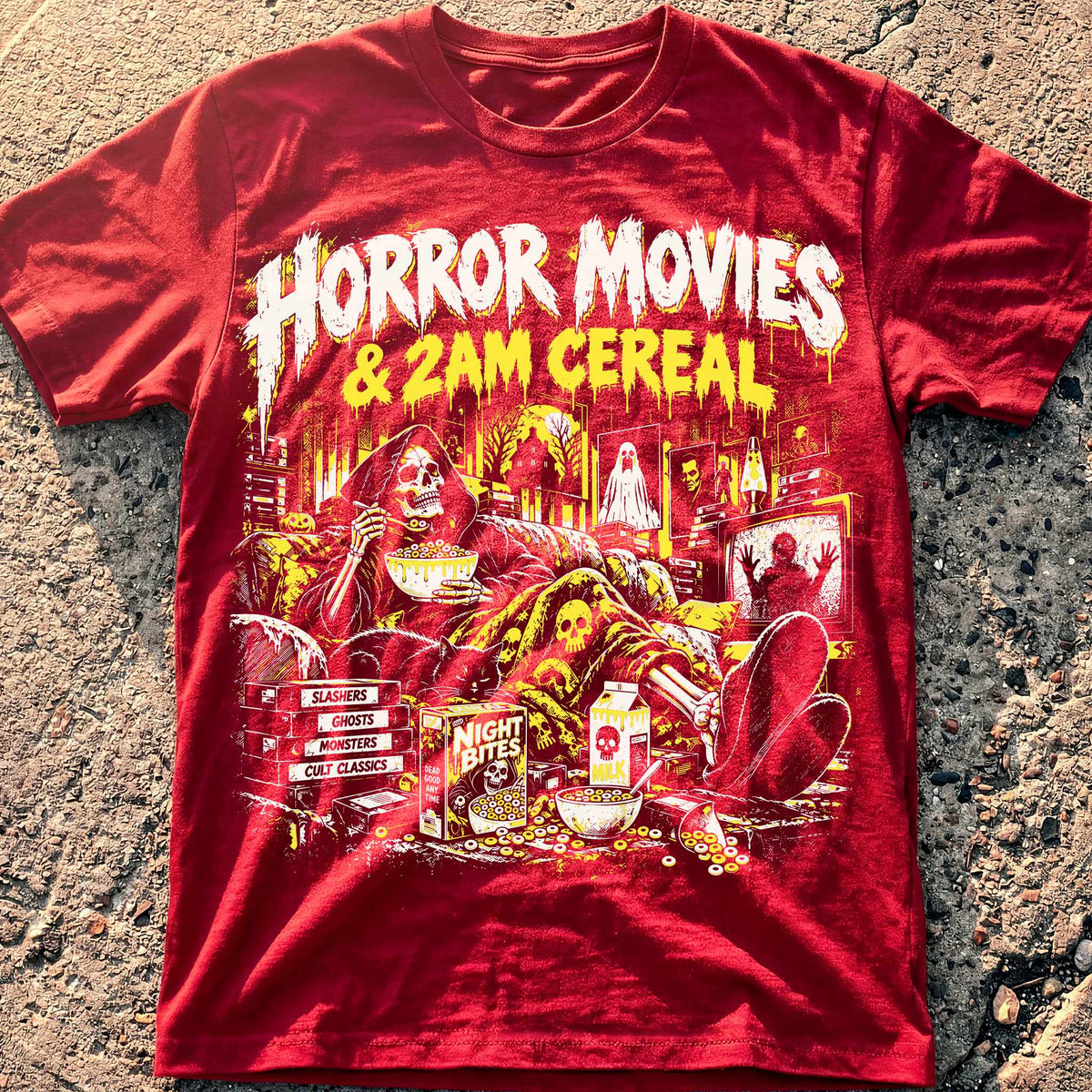 Horror Movies Cereal T-Shirt