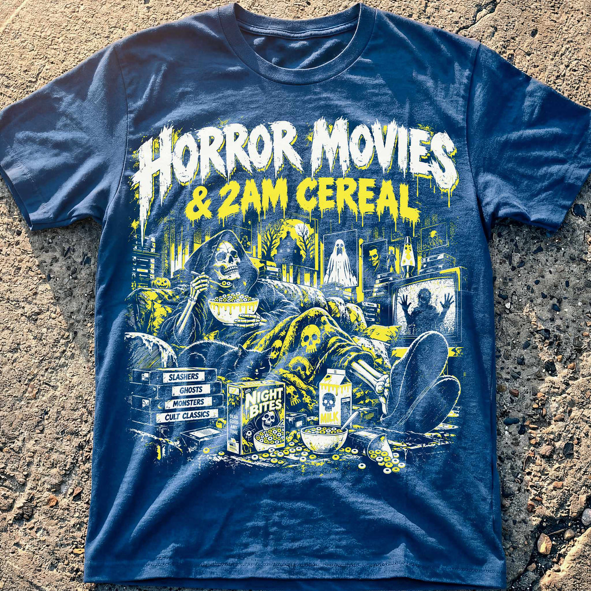 Horror Movies Cereal T-Shirt