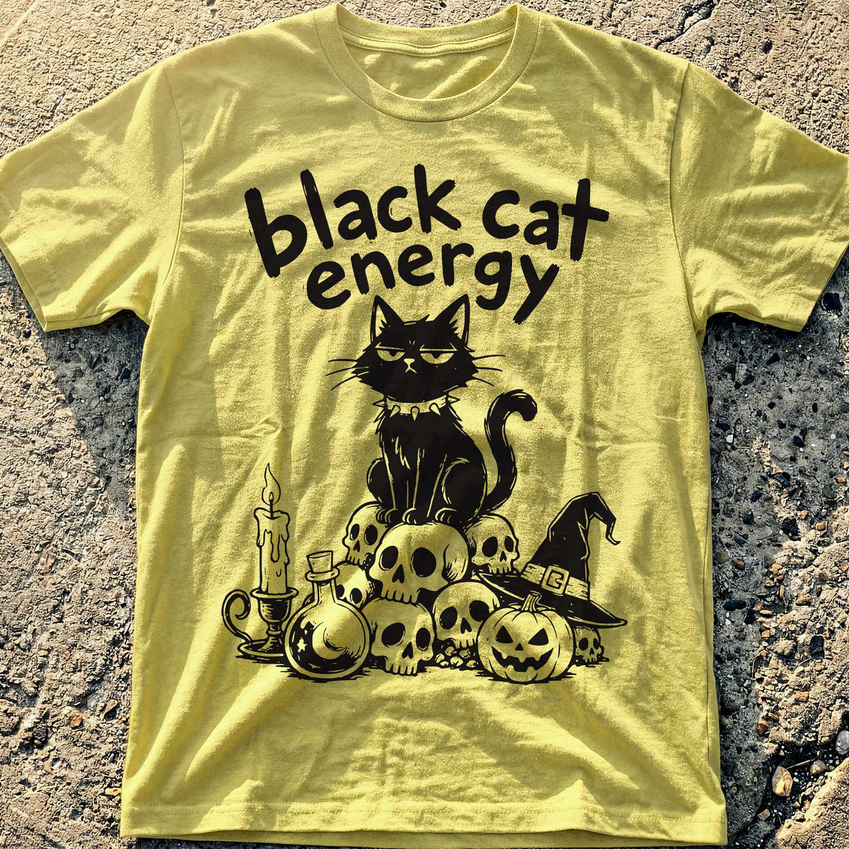 Black Cat Energy T-Shirt