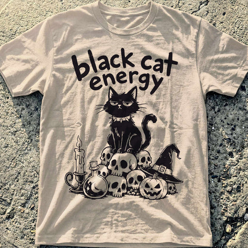 Black Cat Energy T-Shirt