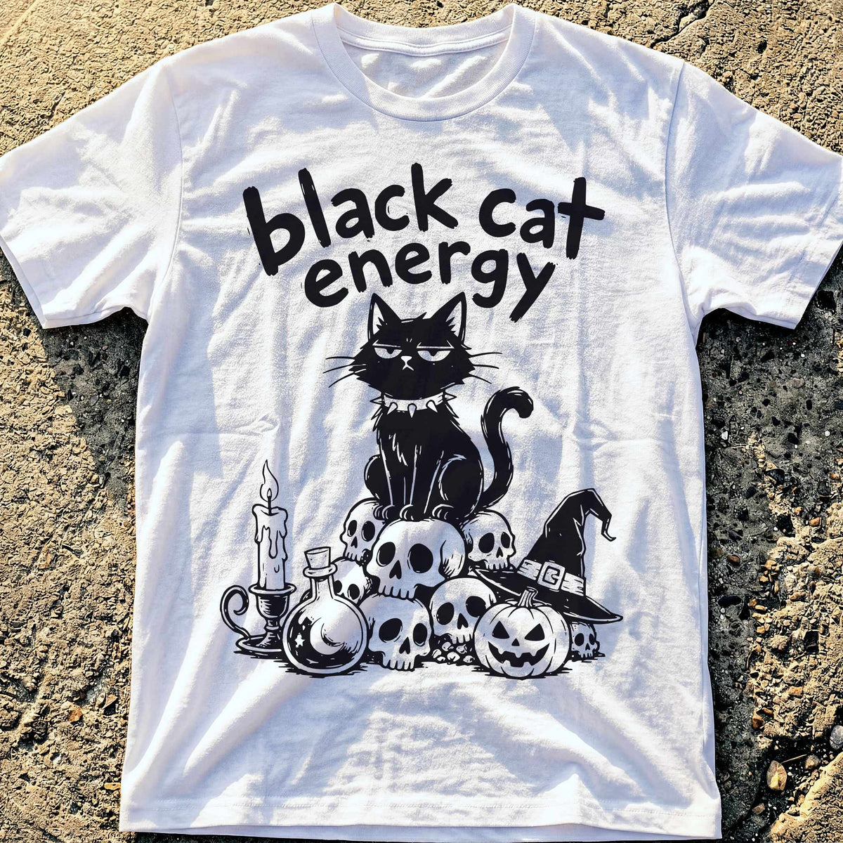 Black Cat Energy T-Shirt