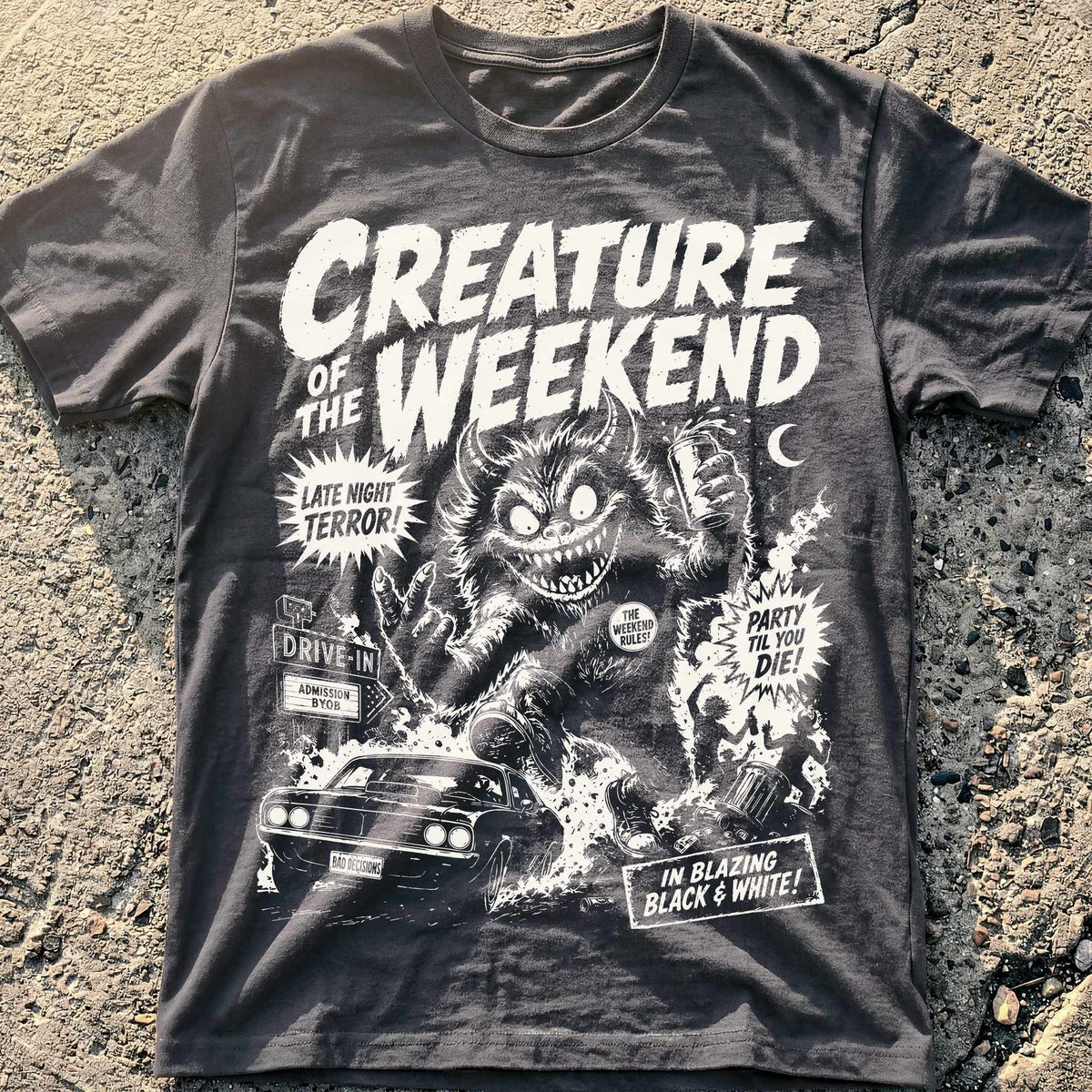 Creature Weekend Movie T-Shirt