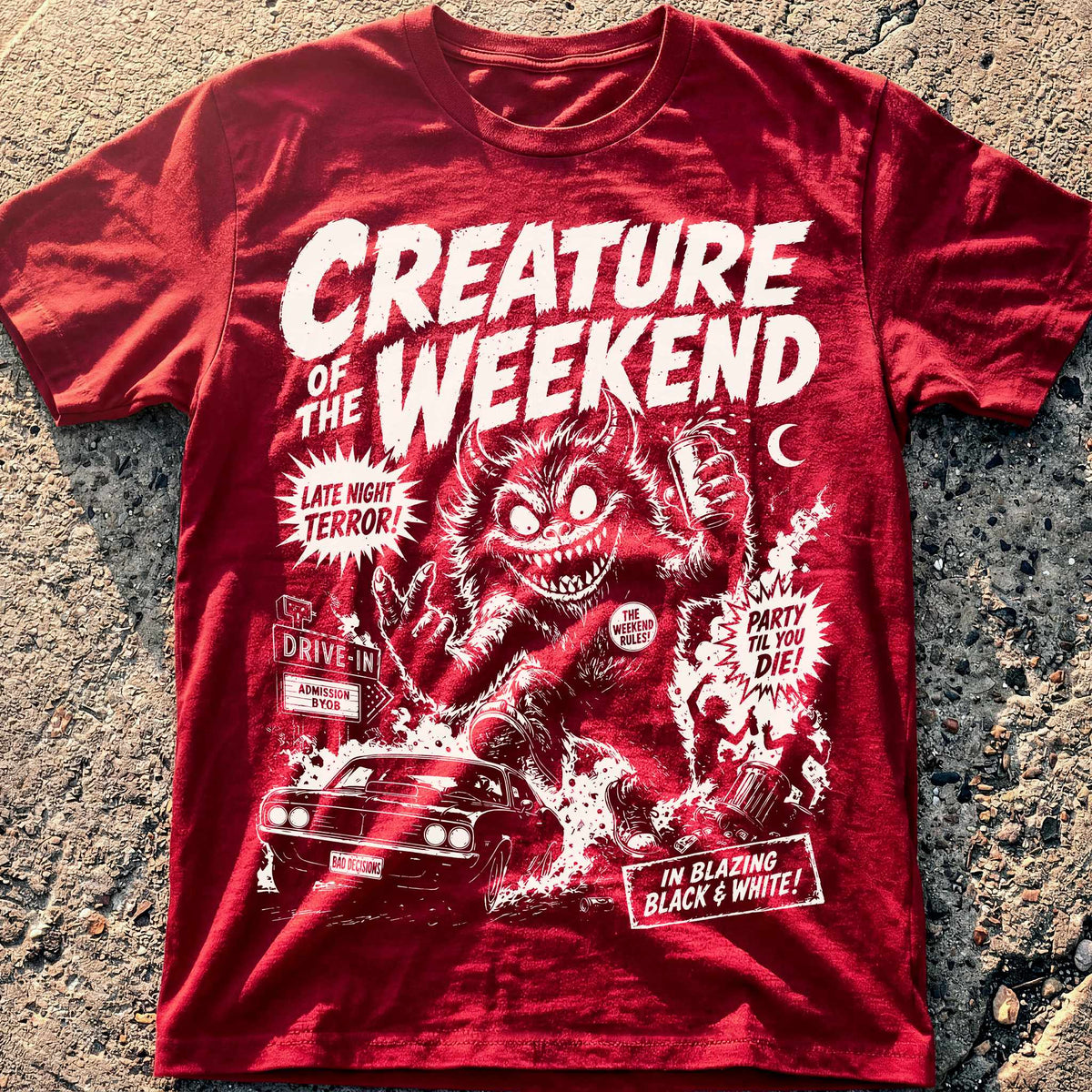 Creature Weekend Movie T-Shirt