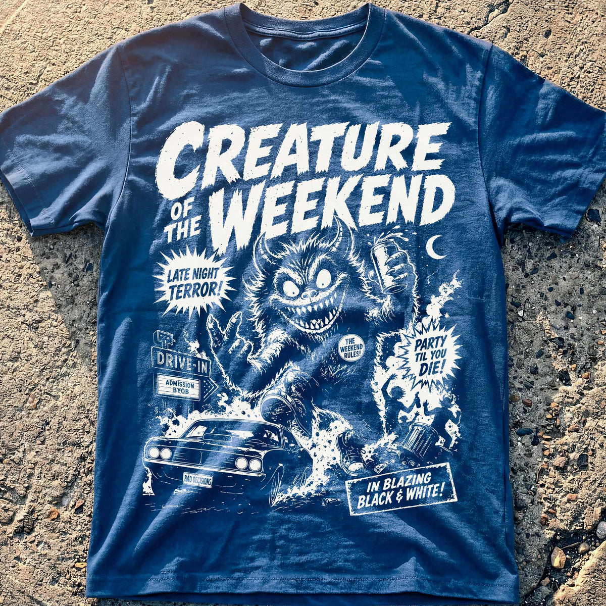 Creature Weekend Movie T-Shirt