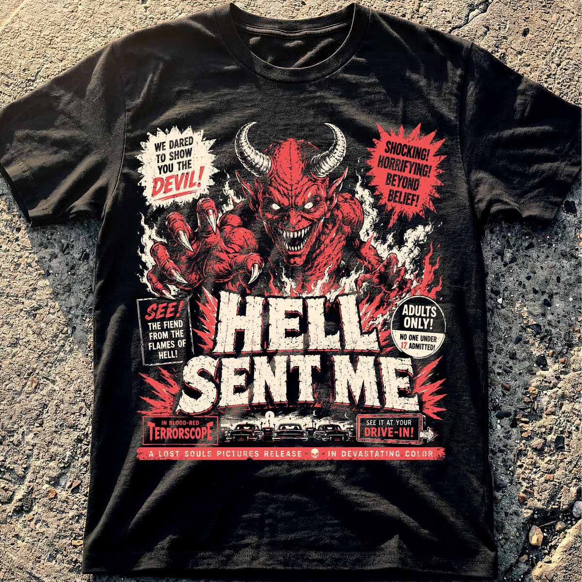 Hell Sent Me Movie T-Shirt