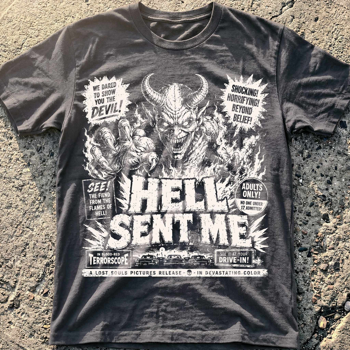 Hell Sent Me Movie T-Shirt