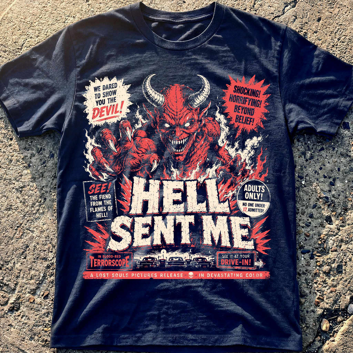Hell Sent Me Movie T-Shirt
