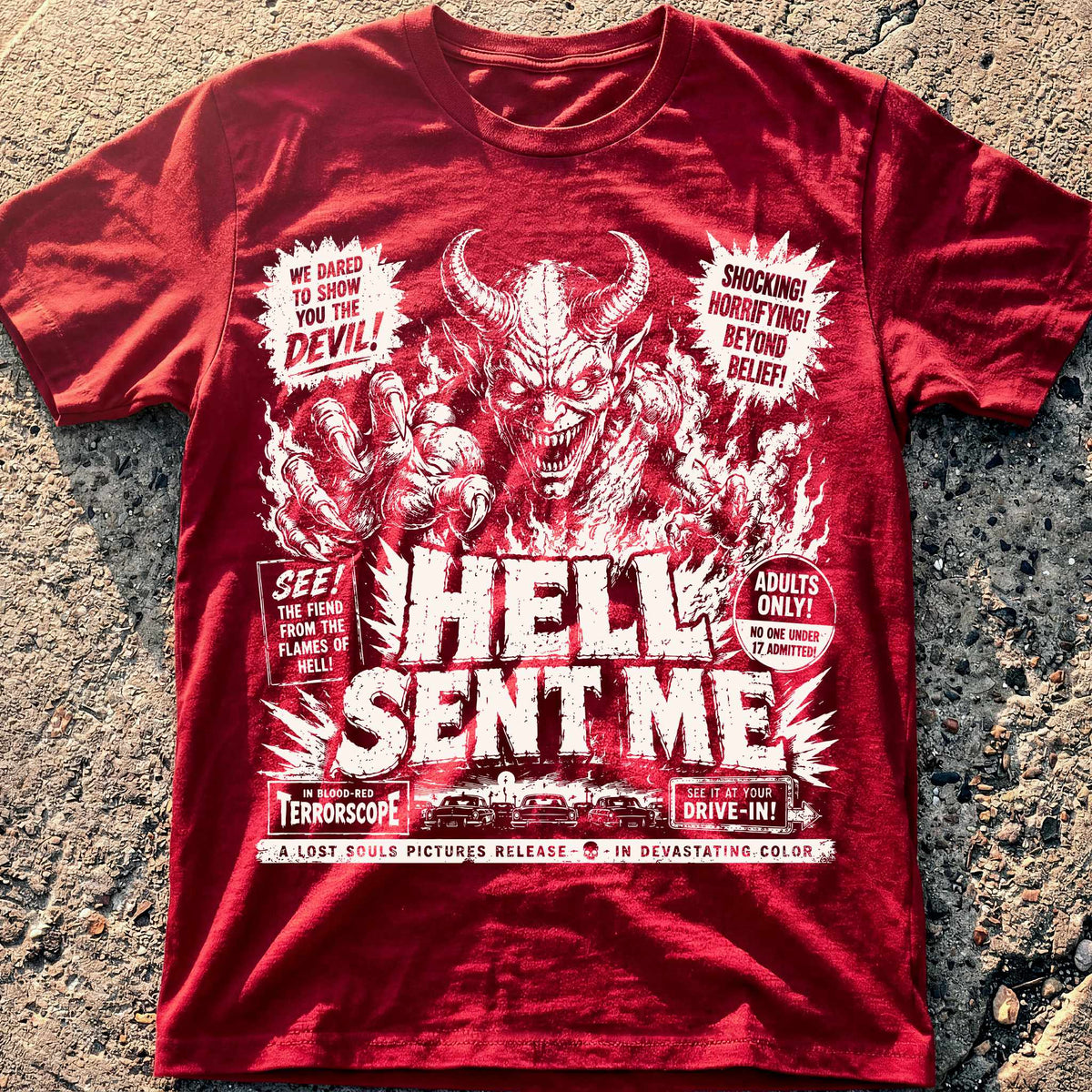 Hell Sent Me Movie T-Shirt