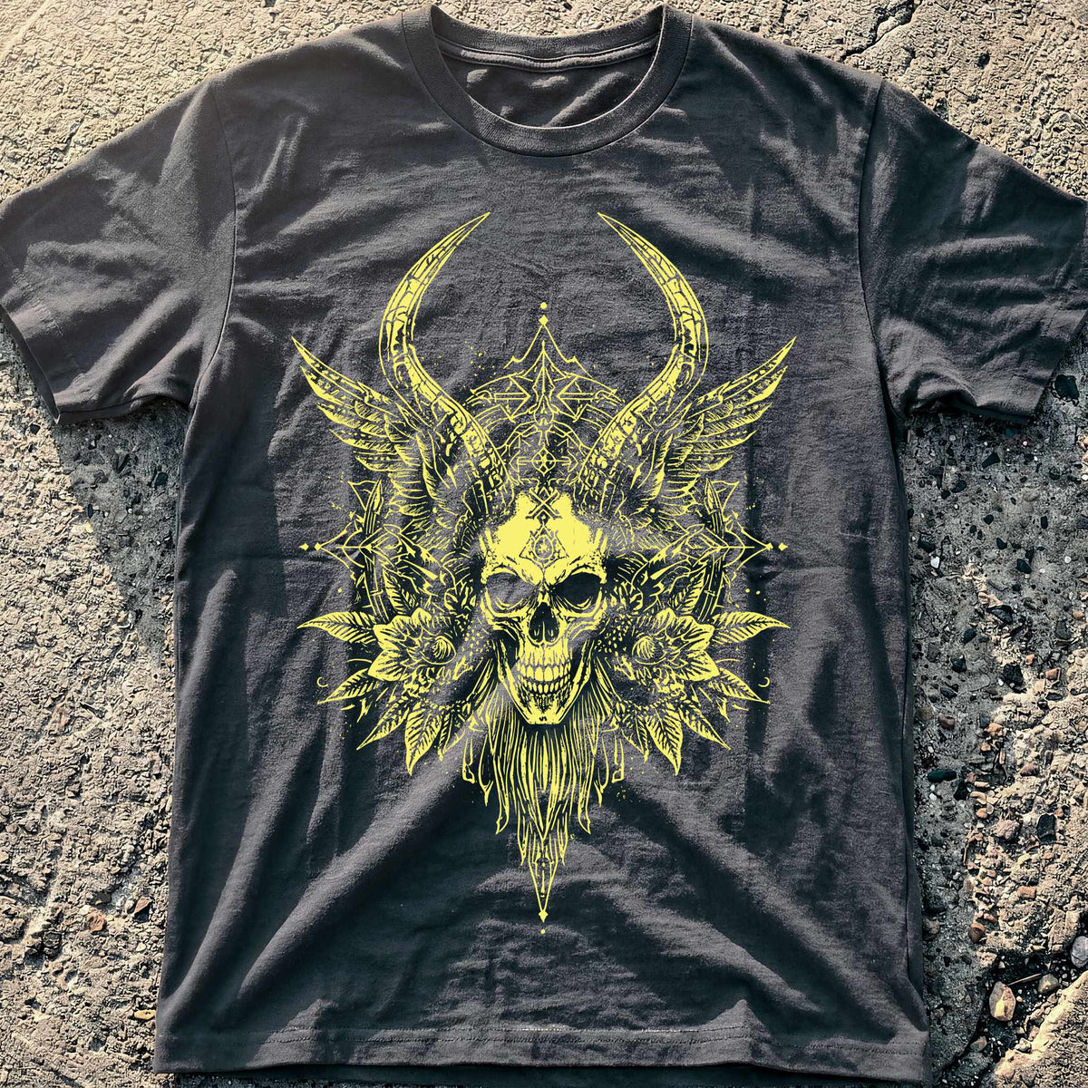 Horned Skull Demon T-Shirt