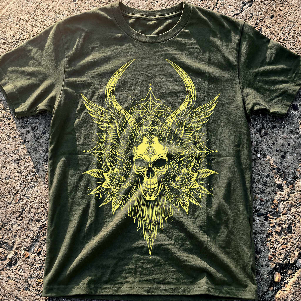 Horned Skull Demon T-Shirt
