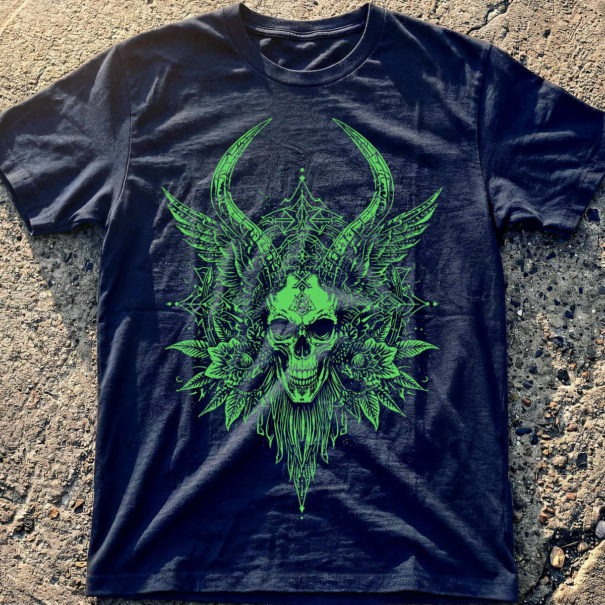 Horned Skull Demon T-Shirt