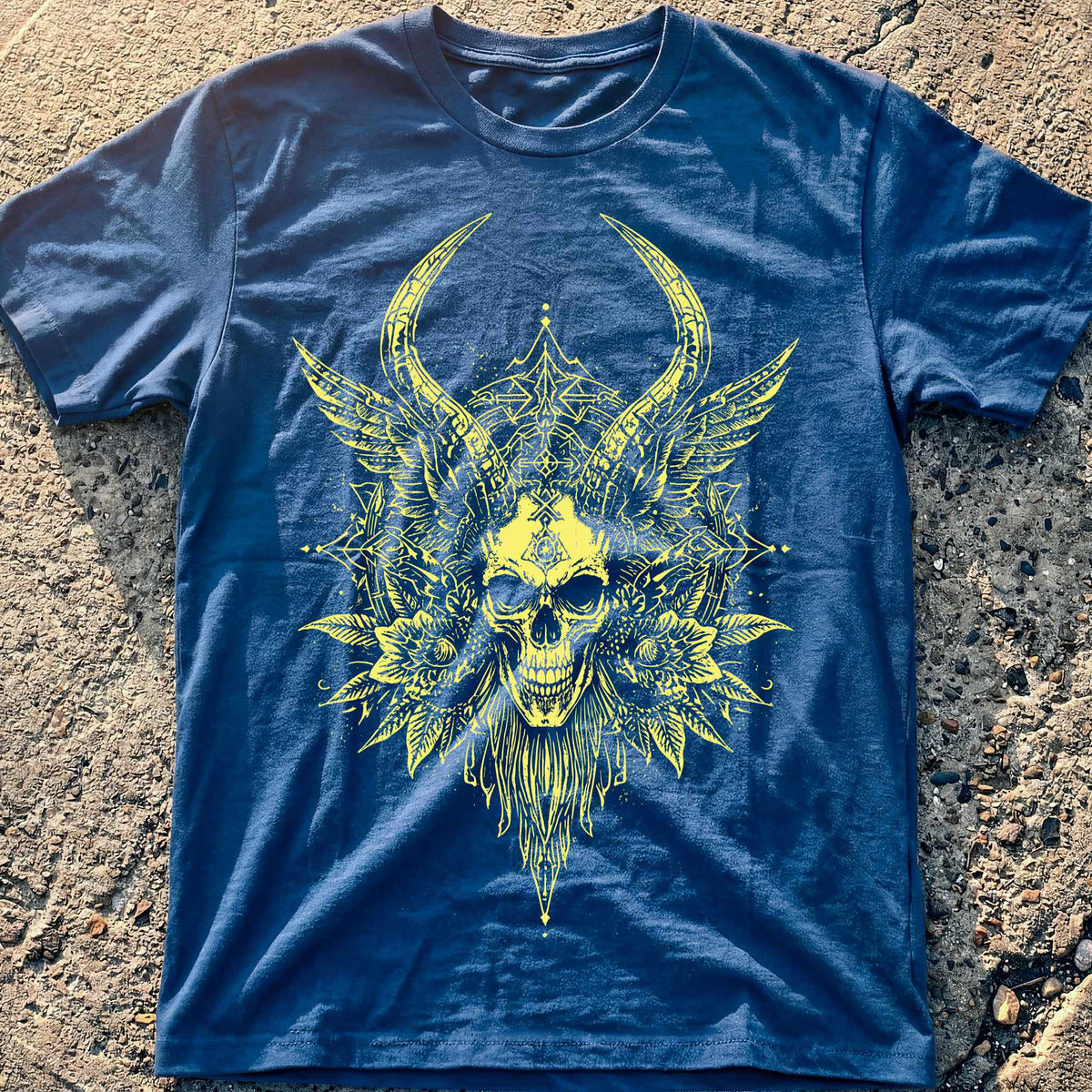 Horned Skull Demon T-Shirt