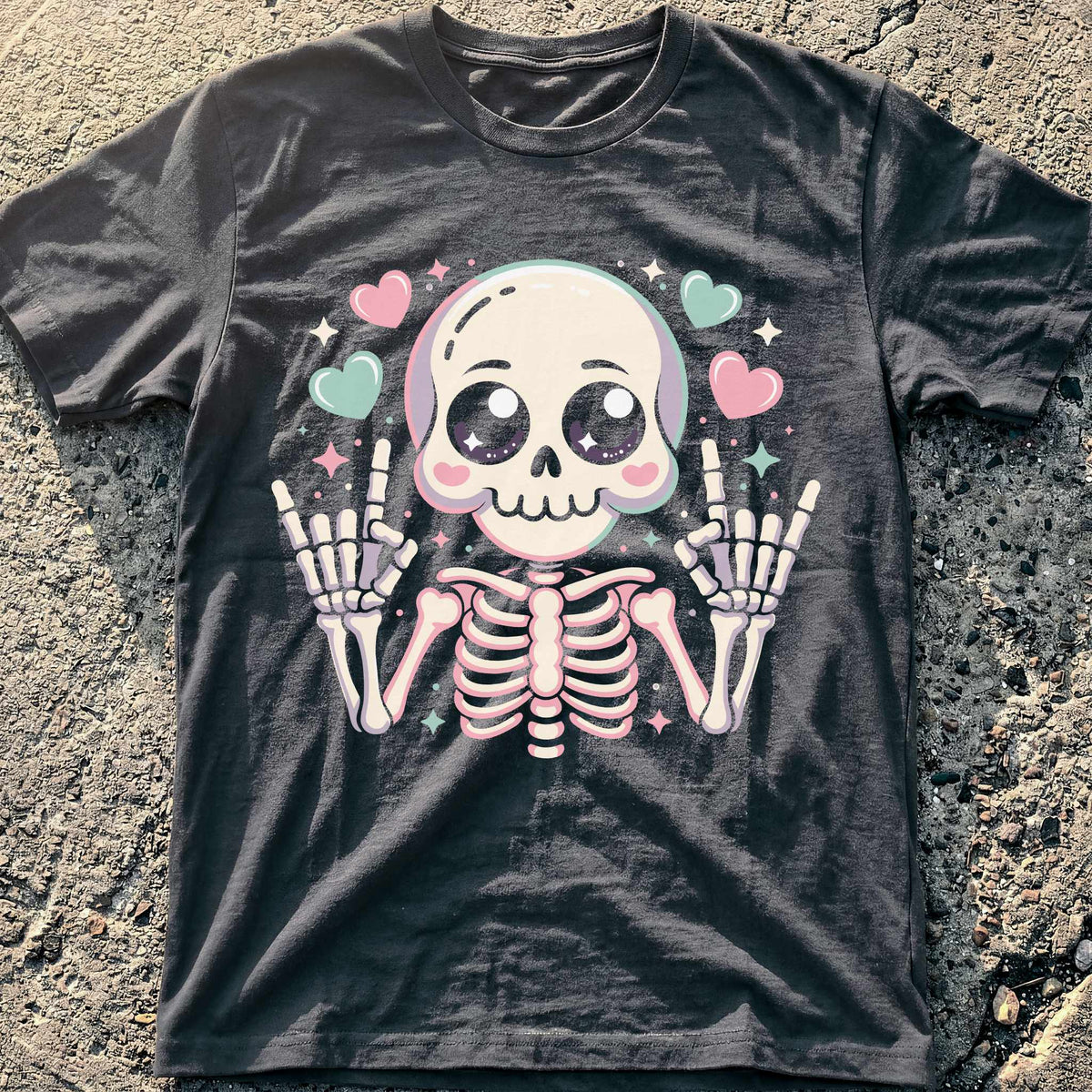 Kawaii Skeleton T-Shirt