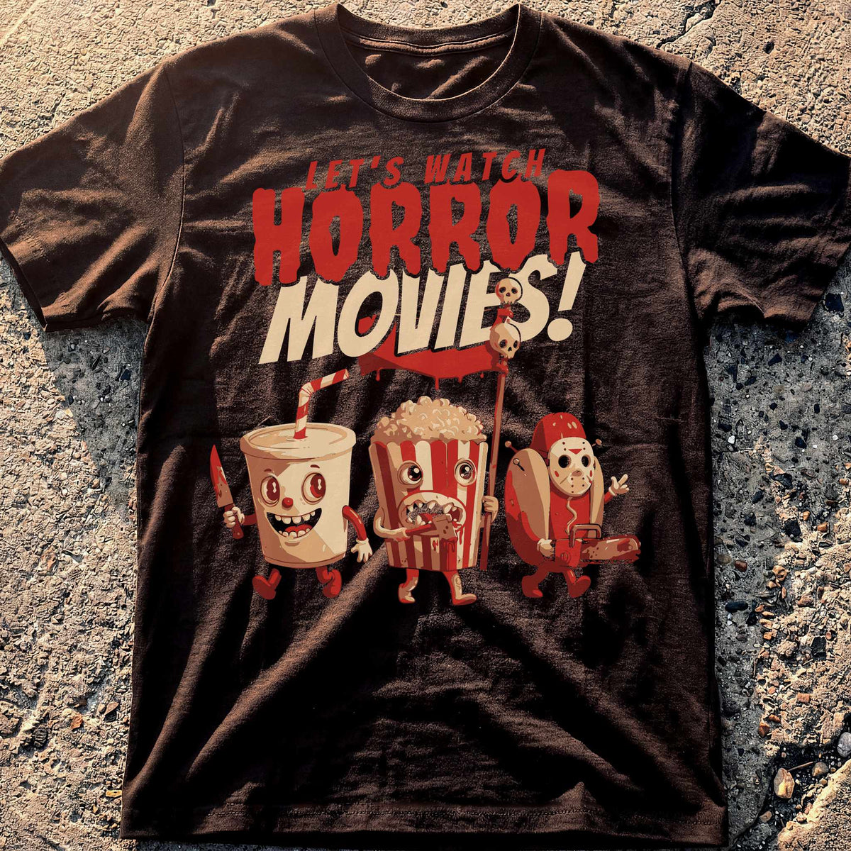 Watch Horror Movies T-Shirt
