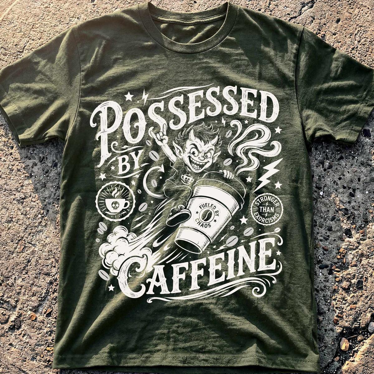 Possessed By Caffeine T-Shirt