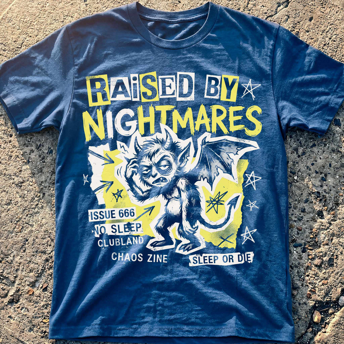 Raised By Nightmares Punk T-Shirt