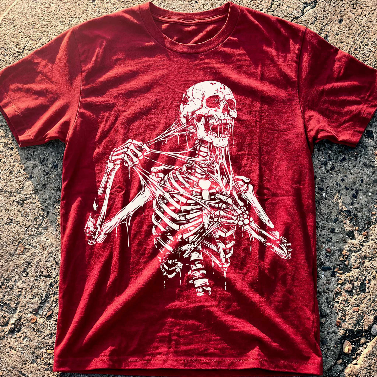 Ripping Skeleton T-Shirt