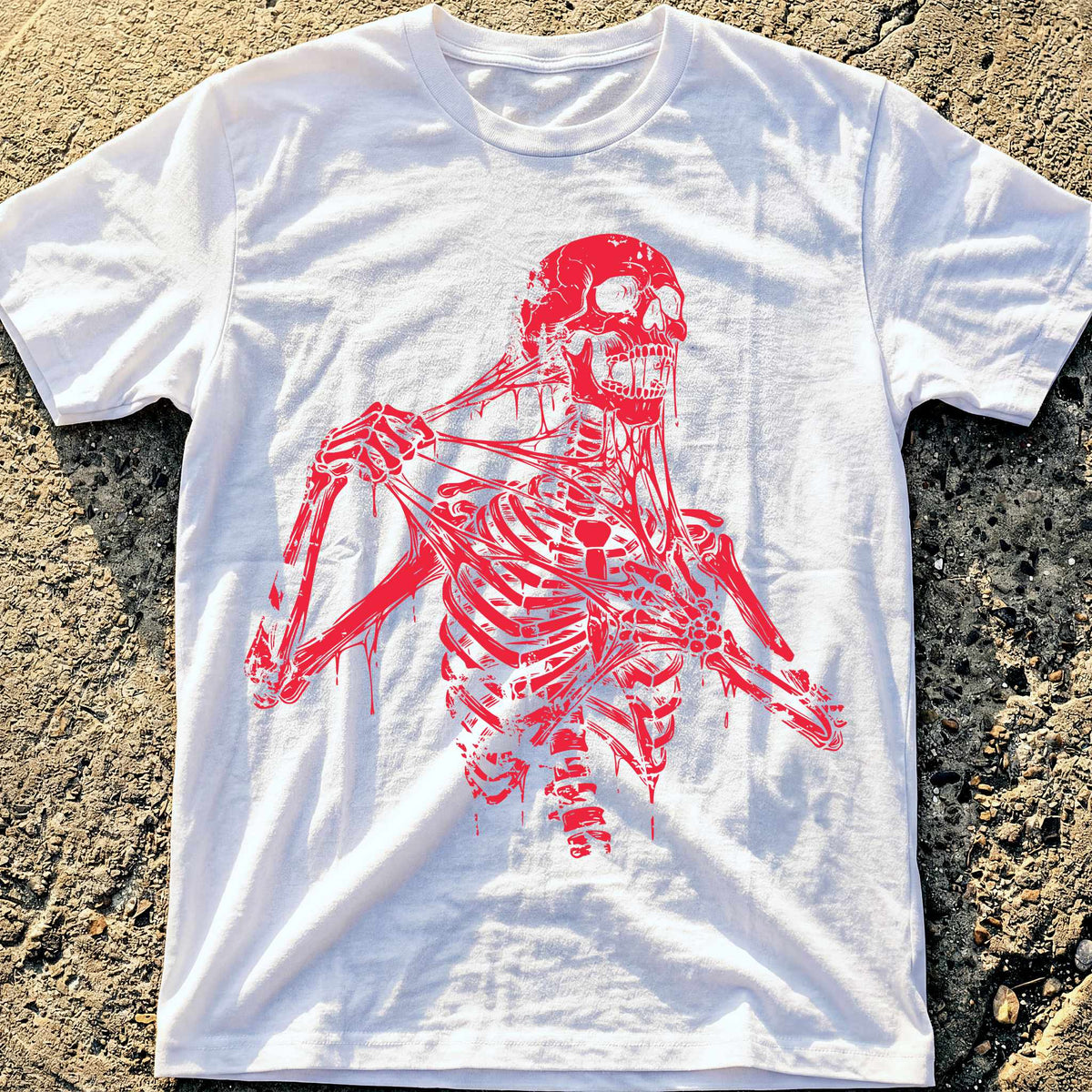 Ripping Skeleton T-Shirt
