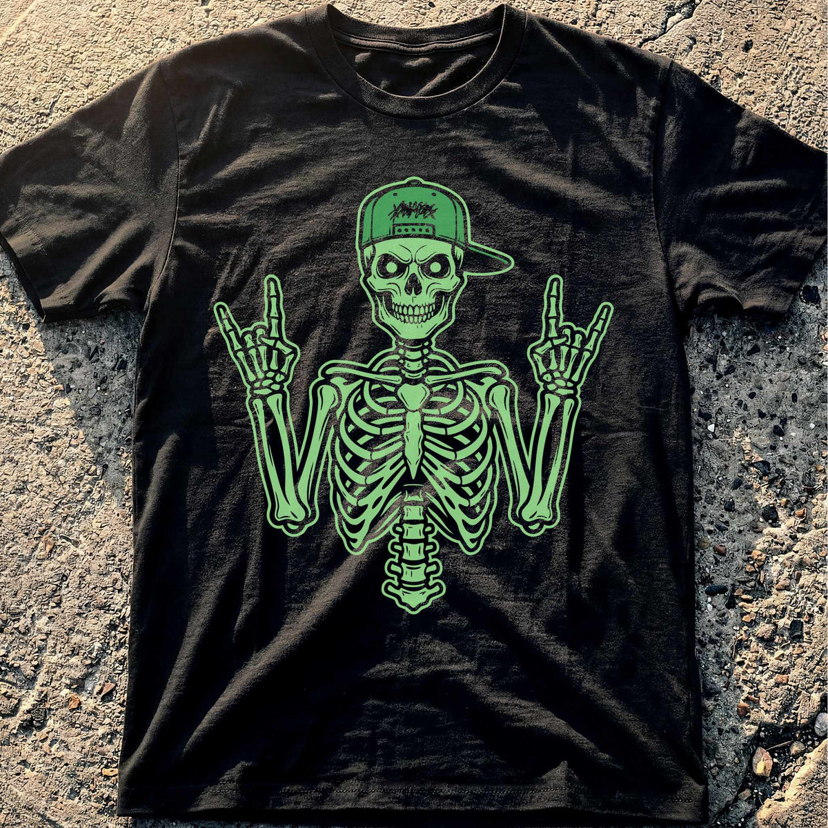 Skeleton Devil Hands T-Shirt