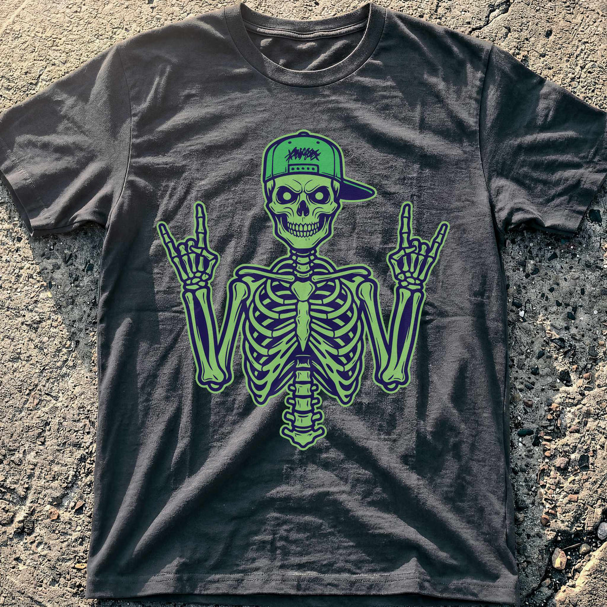 Skeleton Devil Hands T-Shirt