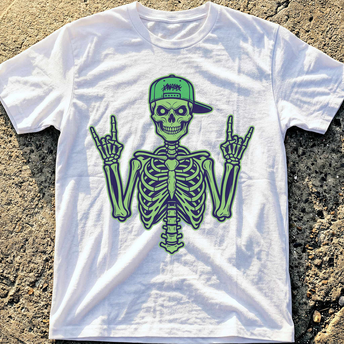 Skeleton Devil Hands T-Shirt