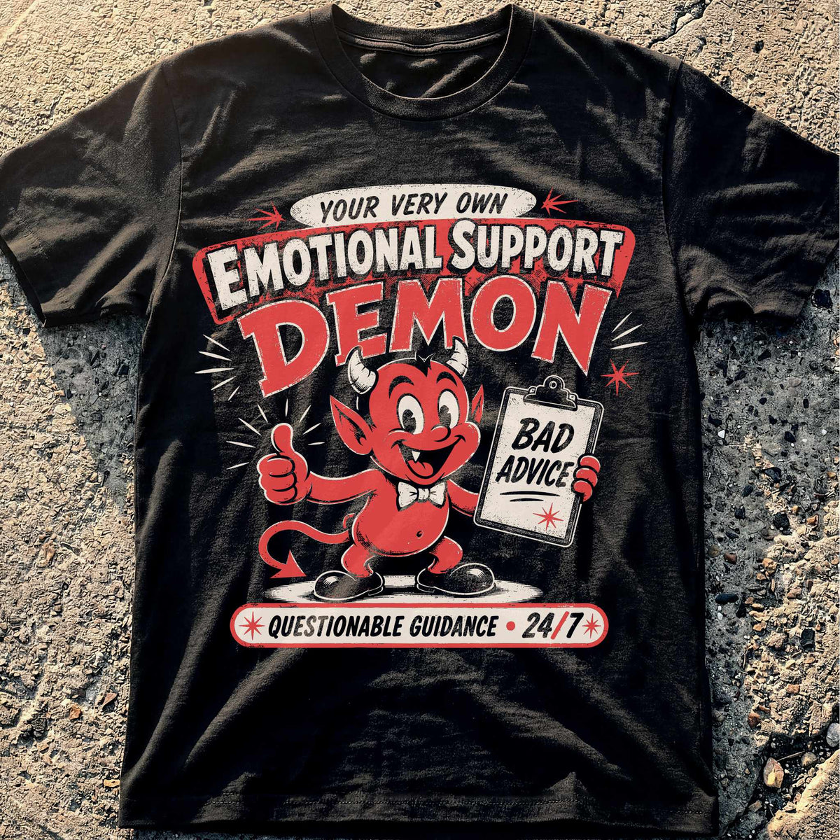 Support Demon Retro T-Shirt
