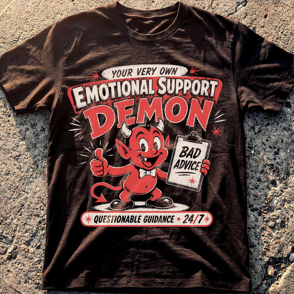 Support Demon Retro T-Shirt