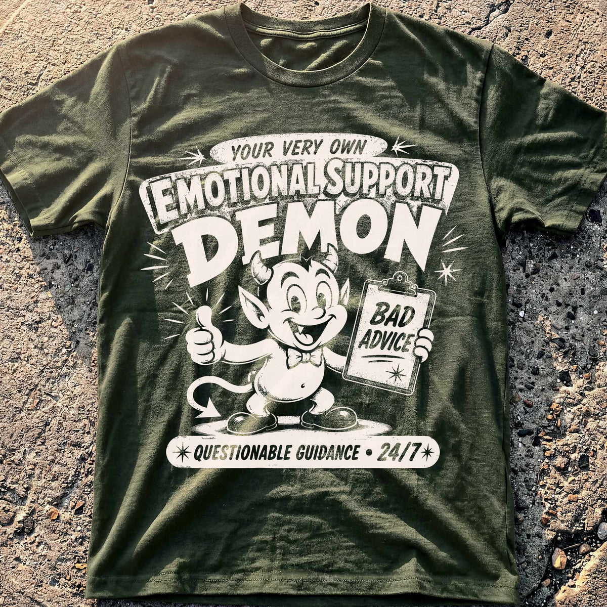 Support Demon Retro T-Shirt