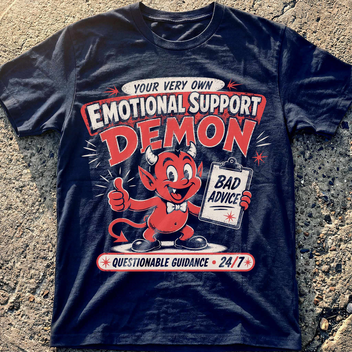 Support Demon Retro T-Shirt